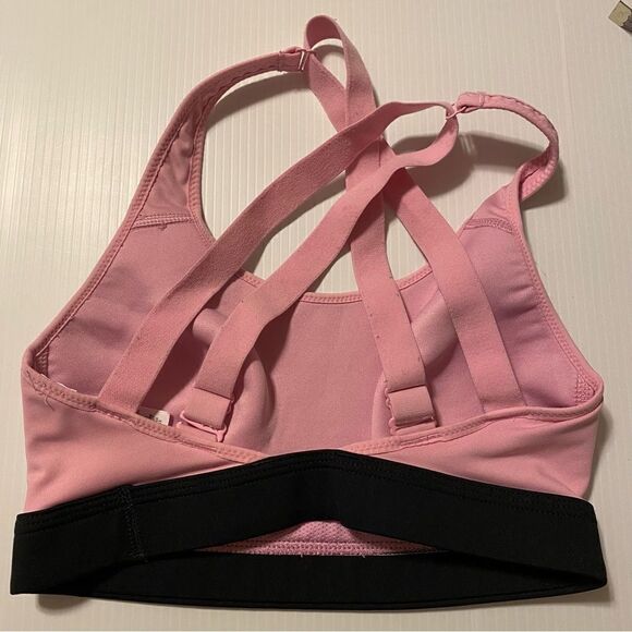 Nike High impact Support Padded Adjustable Sports Bra Strappy back pink XS - Picture 5 of 10